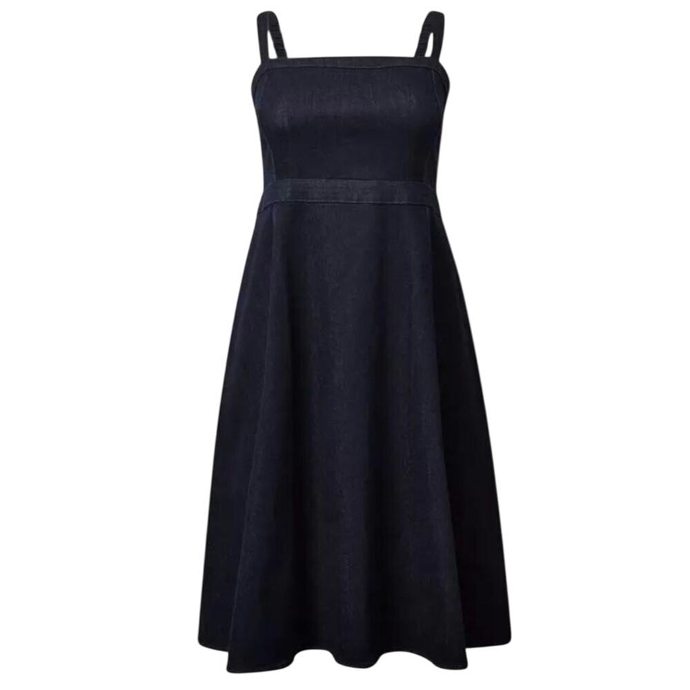Torrid Denim A-line Sleeveless Midi Dress